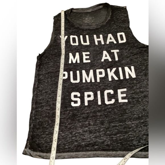 👜Funny Pumpkin Spice Graphic Tank Top Fall Fashion Statement Burnout Style - Picture 4 of 8